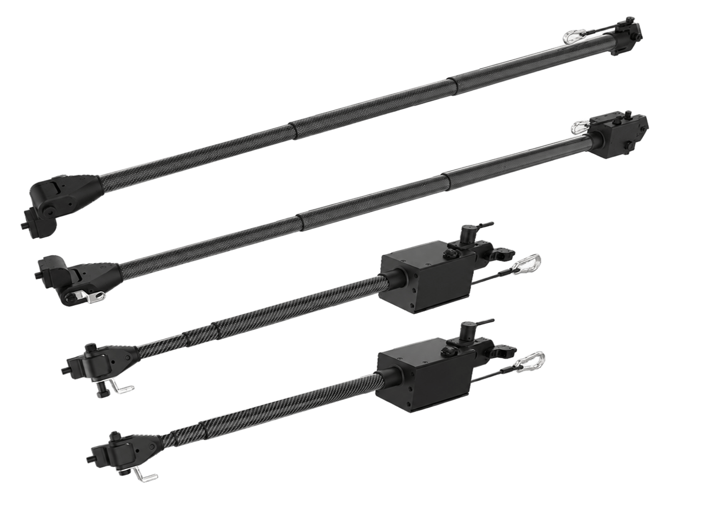 Brazo de Carbono Telescópico Danikor — 200 Nm con triple encoder de posicionamiento