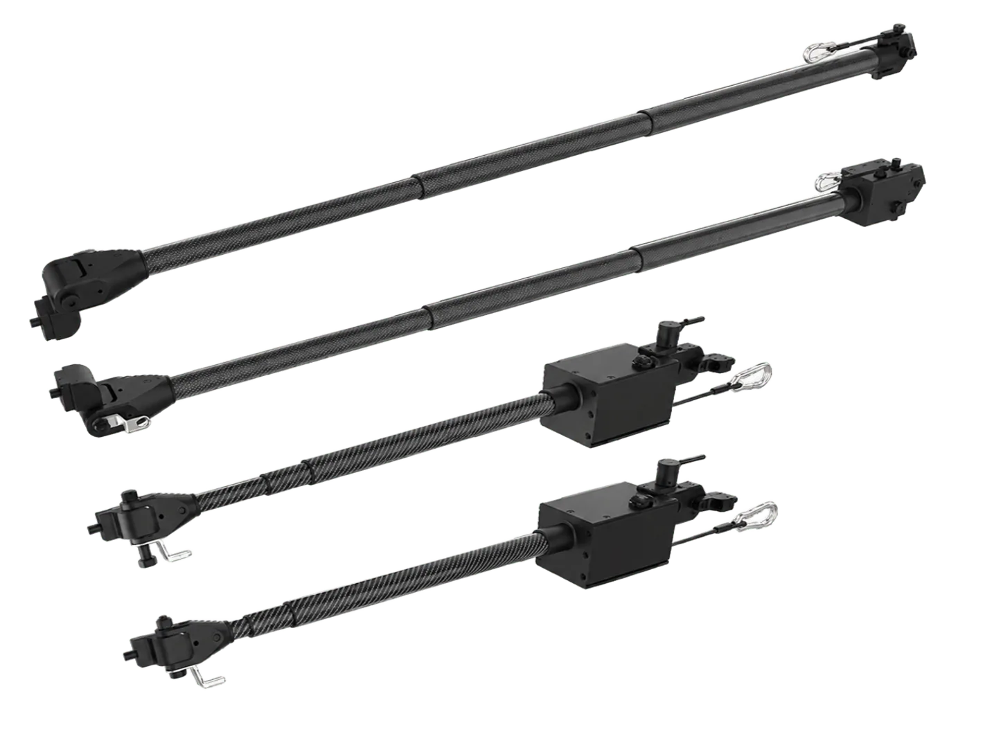 Brazo de Carbono Telescópico Danikor — 200 Nm con triple encoder de posicionamiento