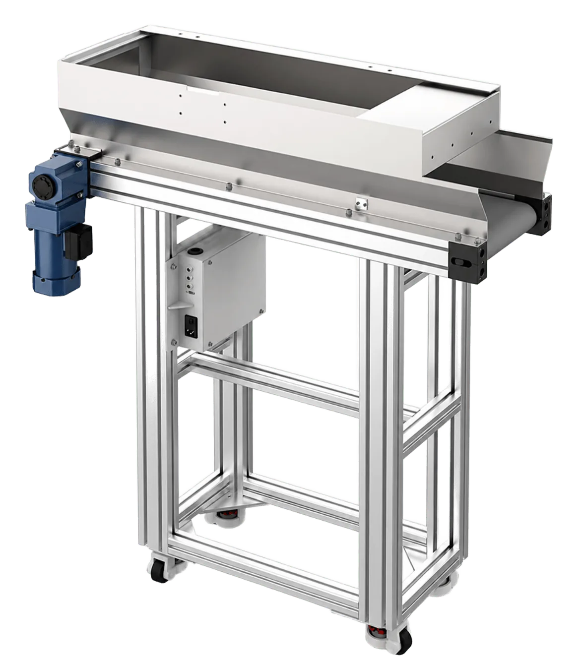 Tolva tipo correa Danikor HPS-BTF 20L y 50L — alimentación de bajo daño para piezas delicadas