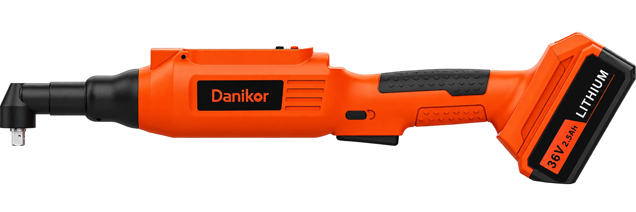 Atornillador inalámbrico con transductor Danikor serie TBD tipo angular con batería de litio