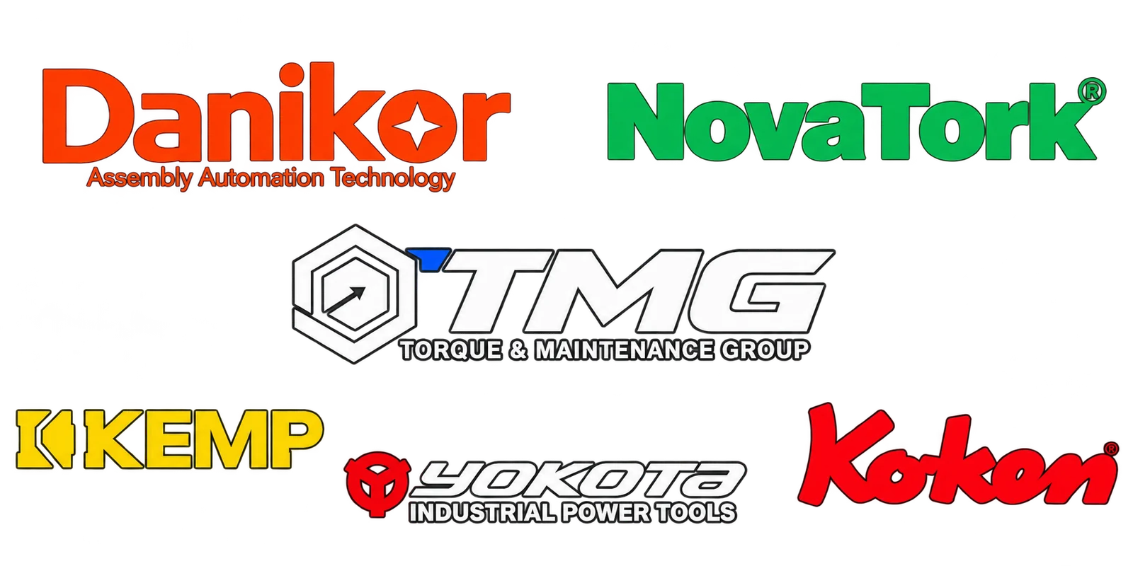 Marcas representadas por TMG en México: Danikor, NovaTork, KEMP, Yokota y Ko-ken