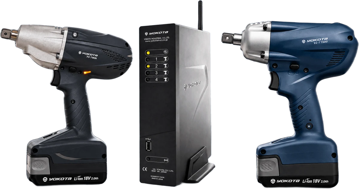 Herramientas de pulso inalámbricas Yokota TS Twin y YZ-T1500 de 18 V con controlador inalámbrico