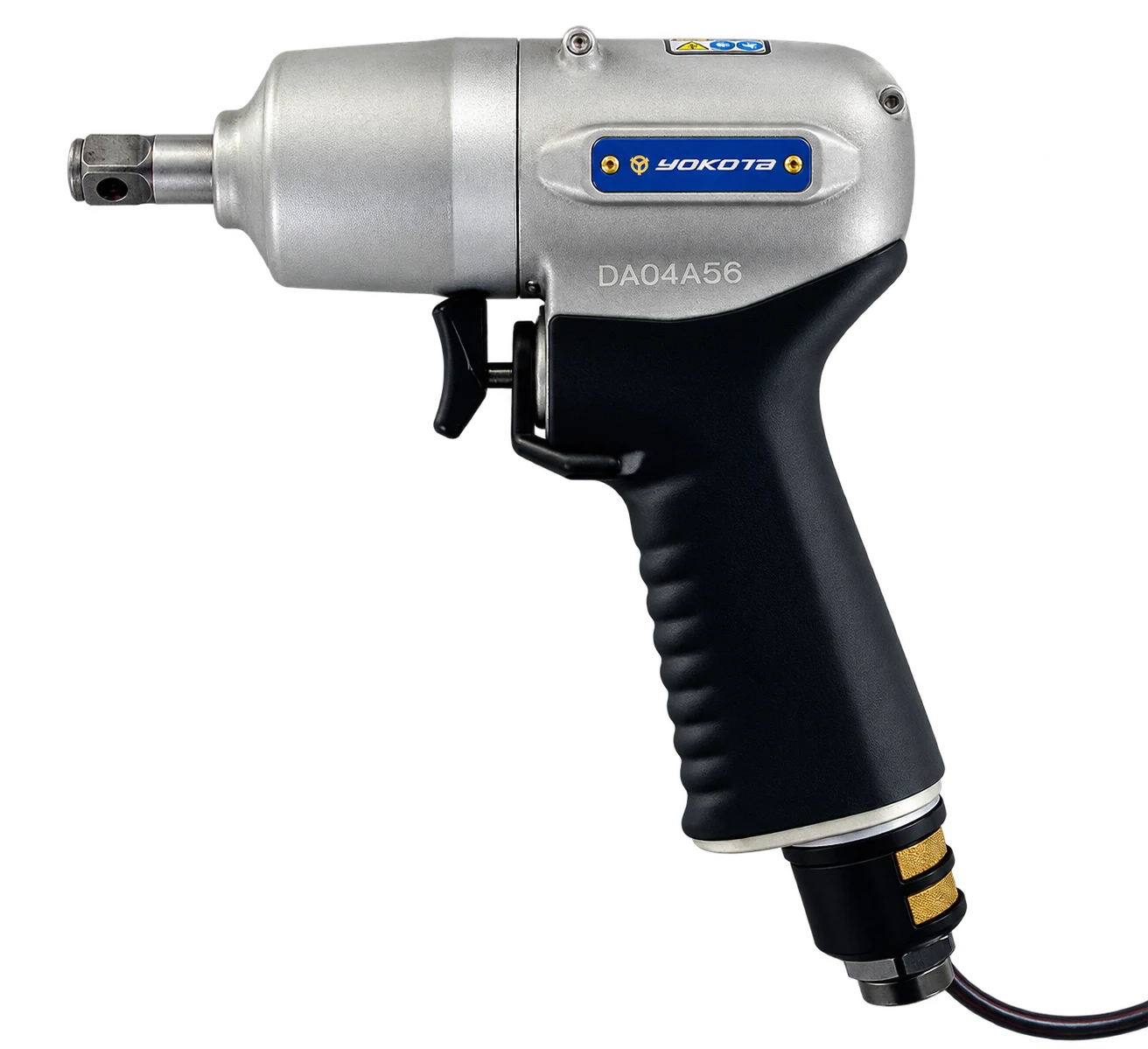 Llave de pulso neumática Yokota YLa60E-JQ con cuadro 3/8 pulgada para sistema Poka Yoke